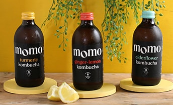 Save 15% on artisanal, organic kombucha from MOMO