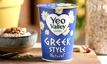 Enjoy 20% off organic yogurt from Vrai and Yeo Valley