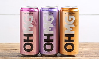 Save 25% off magnesium-packed, sparkling drinks from OHMG 