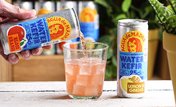 Enjoy brand-new, artisanal drinks from Agua De Madre