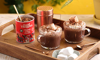 Find Food Thoughts’ new, organic cocoa and cacao powders