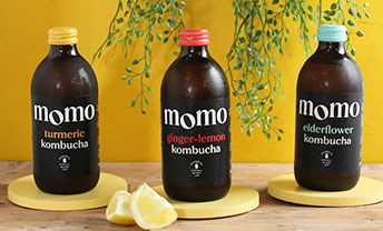 Enjoy 20% off artisanal drinks from MOMO Kombucha
