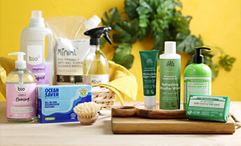 Save on sustainable household and toiletry essentials