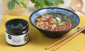 Enjoy Clearspring’s kitchen cupboard staples with 20% off