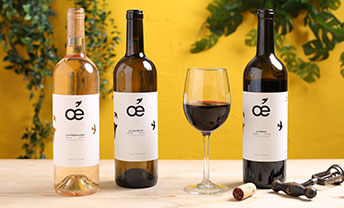 Enjoy a glass of new, organic wine expertly crafted by Oé