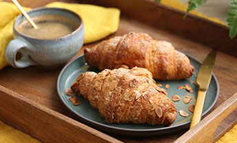 Enjoy an Almond Croissant from The Authentic Bread Co.
