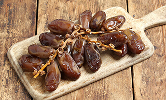 Indulge on seasonal, dried fruits like dates and figs