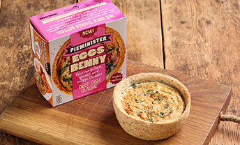 Discover new, deep-filled quiches from Pieminster