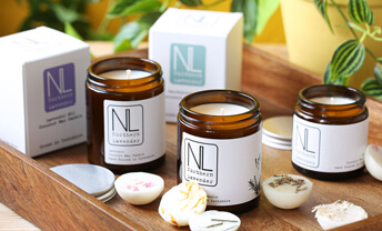 Fill your home with the scent of Northern Lavender candles