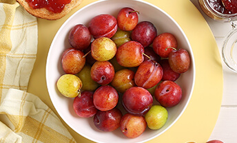 Fresh, peak-season English Victoria plums are back