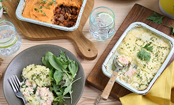 Tuck into comforting, organic ready meals from Lodge Farm