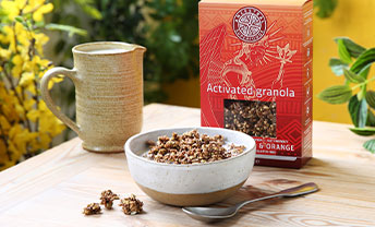 Crunch into our new organic activated granolas