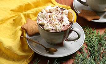 Sip new Booja Booja hot chocolate in chocolate orange