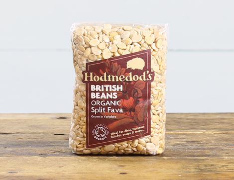 organic british split fava beans