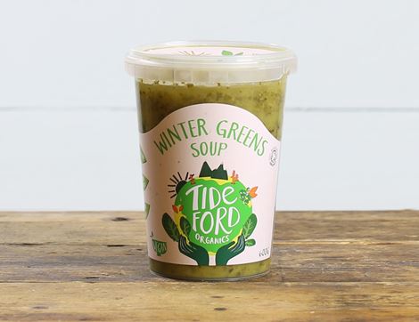 organic winter greens soup tideford