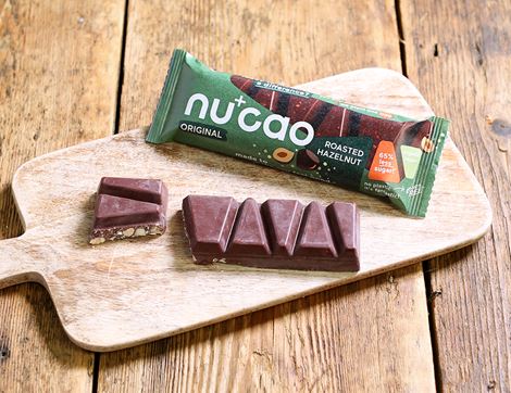 Roasted Hazelnut Chocolate Bar, Organic, nucao (40g)