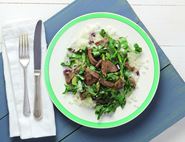 Stir-Fried Venison with Kohlrabi Rice