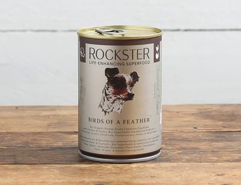 organic birds of a feather dog food the rockster