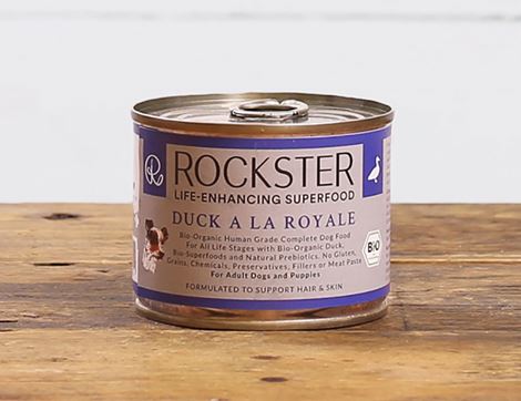 Duck á La Royale Complete Dog Food, Organic, The Rockster (195g)