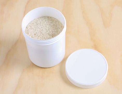 white basmati rice refill in club zero pot