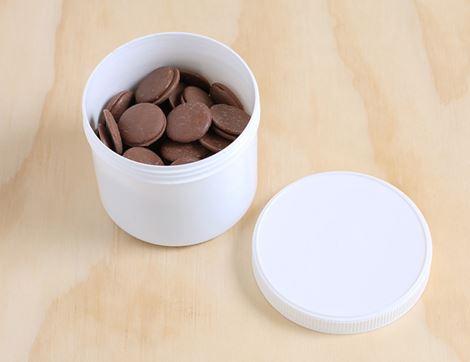 milk chocolate buttons in club zero pot