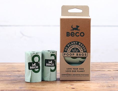 Compostable Poop Bags, Beco (60 bags)