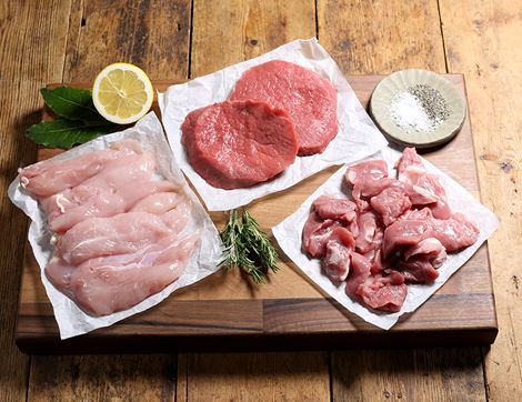 Quick 'n' Simple Meat Box, Organic