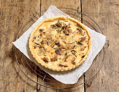 roasted cauliflower and cheddar tart famous hedgehog bakery