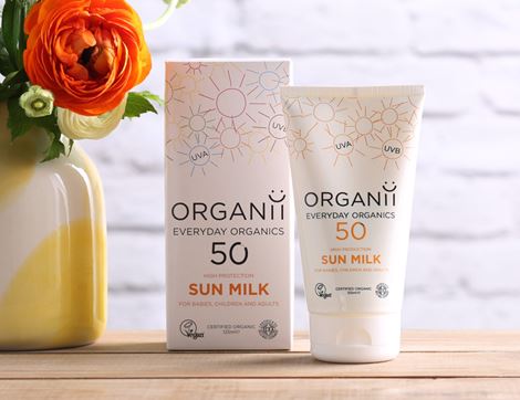 Sun Protection SPF50, Organic, Organii (125ml)