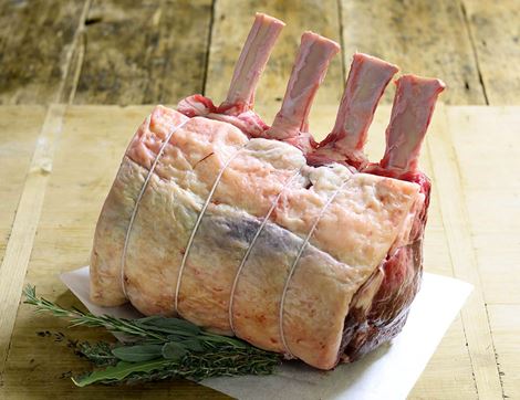 Beef Fore-Rib Joint (Bone-In, Trimmed) - Previously Frozen - Organic, Abel & Cole (4.0kg)