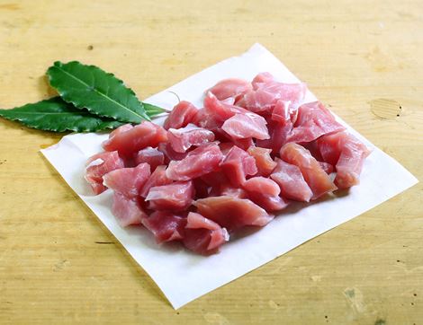 Pork Bacon Bits - Previously Frozen - Roam & Relish, Organic (200g)