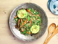 Egyptian Roast Carrot & Avocado Salad