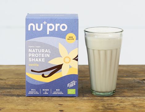 organic vanilla natural protein shake nu pro