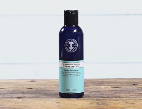 organic seaweed and arnica shower gel neals yard remedies