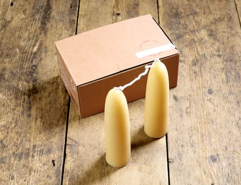 organic beeswax stubby candles