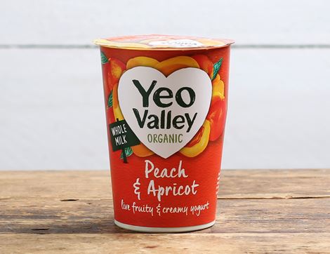 Peach & Apricot Yogurt, Organic, Yeo Valley (450g)