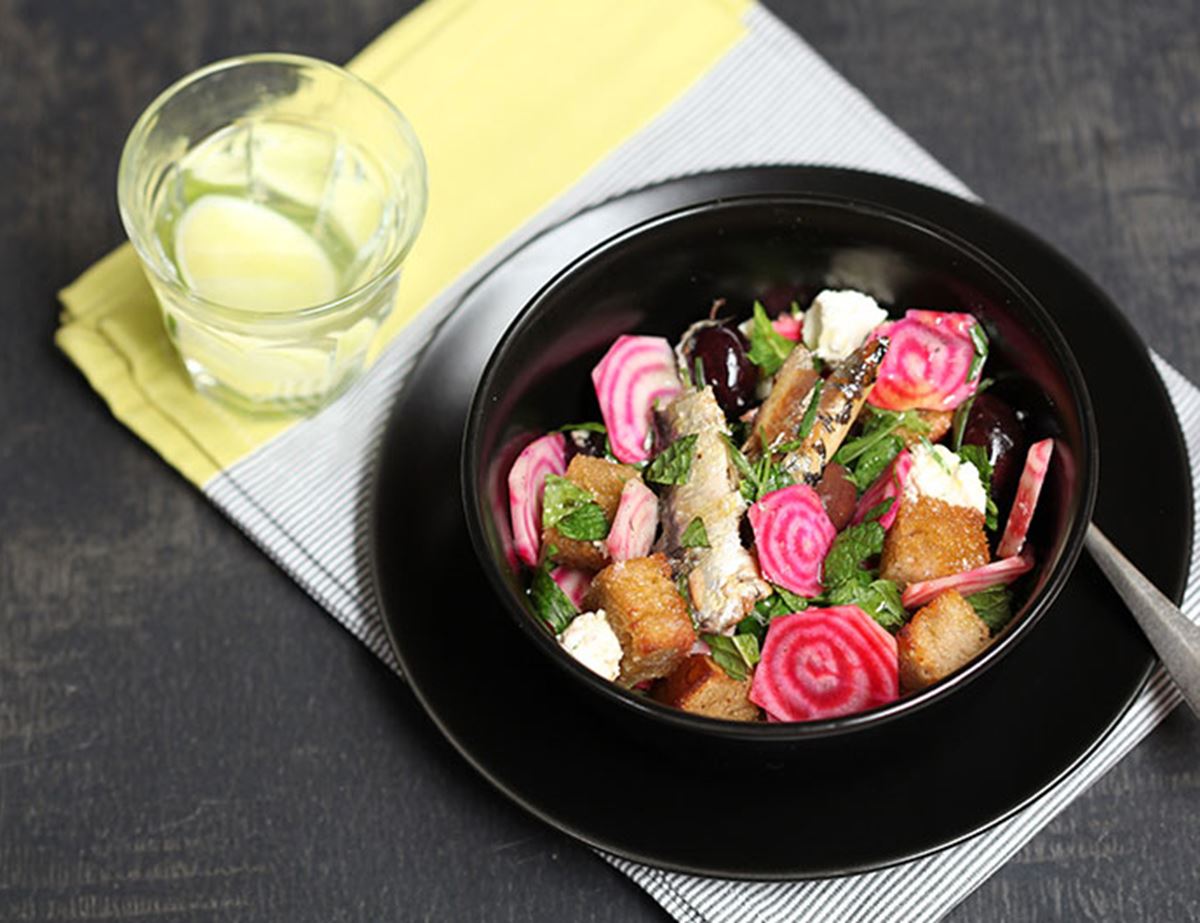 Mediterranean-kissed Chioggia Beetroot Salad