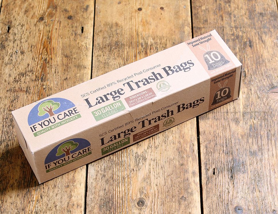 Recycled Large Drawstring Bin Bags, If You Care, (136L, 10 bags)