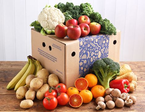 large fruit & veg box