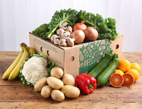 Organic fruit and veg box sales