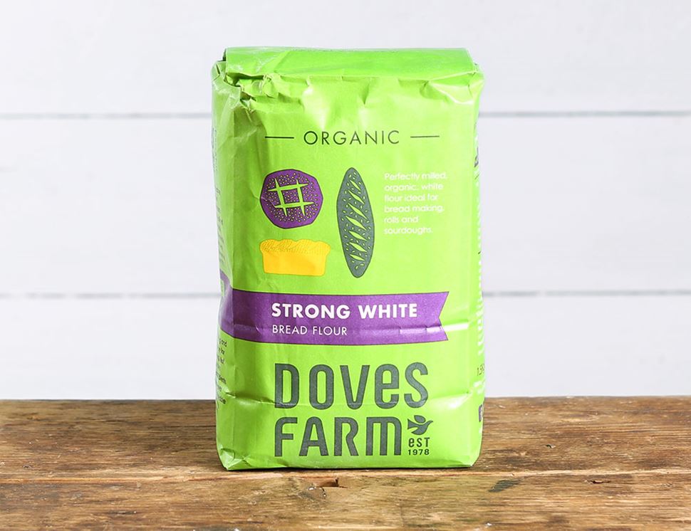 Strong White Bread Flour, Organic, Doves Farm (1.5kg)