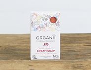 Cream Soap, Rose & Geranium Scented, Organic, Organii (100g)