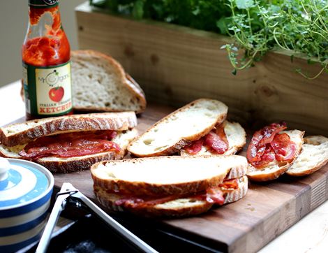 Unsmoked Back Bacon, Nitrate-Free, Organic, Helen Browning's (184g)