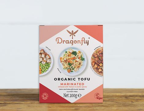 organic marinated tofu dragonfly