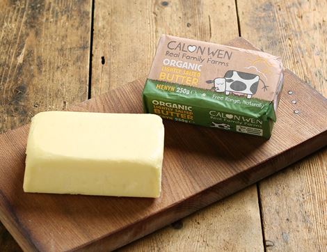 Salted Butter, Organic, Calon Wen (250g)