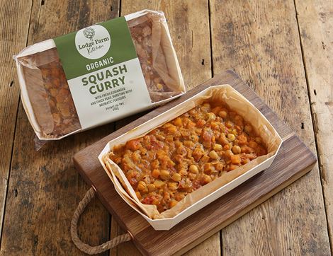 organic squash curry for two lodge farm kitchen