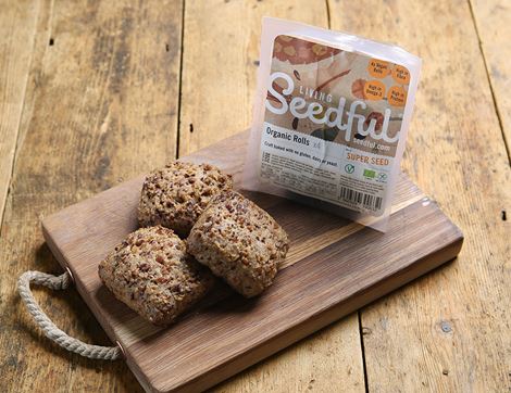 Super Seed Rolls, Gluten Free, Organic, Seedful (320g) 