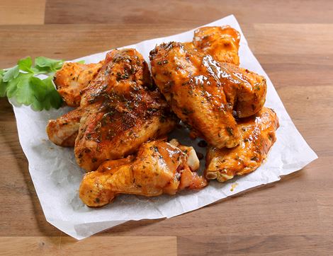 Piri Piri Chicken Wings, Organic, Daylesford (500g)