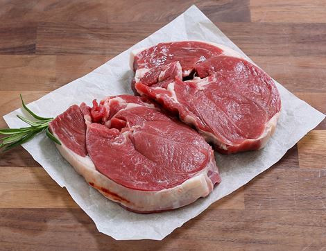 Lamb Leg Steaks, Organic, Daylesford (340g)