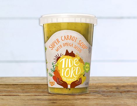 Super Carrot Soup with Omega Seeds, Organic, Tideford Organics  (600g)